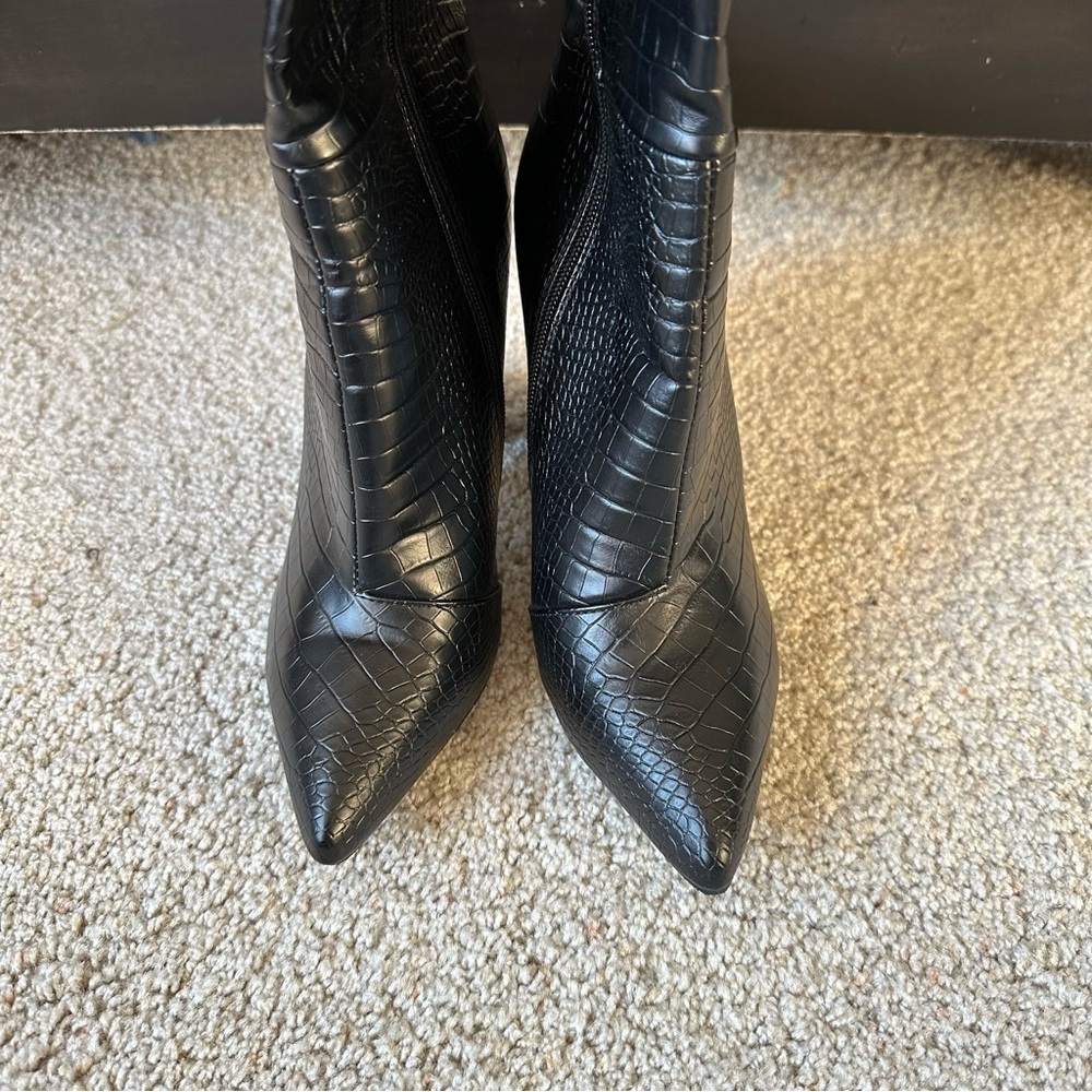 BELLINI MILLA BLACK CROC BOOT - Picture 8 of 15